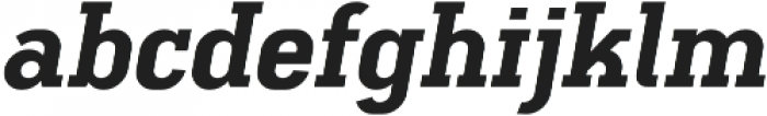 Ferguson Black Italic otf (900) Font LOWERCASE