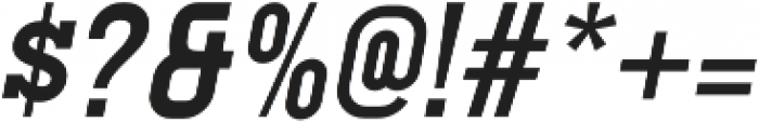 Ferguson Bold Italic otf (700) Font OTHER CHARS