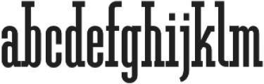 Ferguson Condensed Bold otf (700) Font LOWERCASE