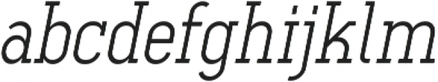 Ferguson Italic otf (400) Font LOWERCASE