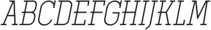 Ferguson Light Italic otf (300) Font UPPERCASE