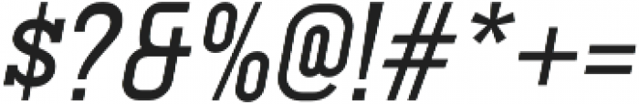 Ferguson Medium Italic otf (500) Font OTHER CHARS