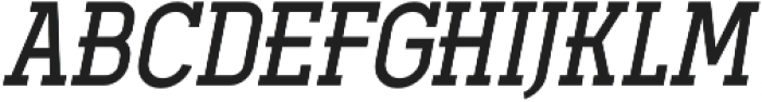 Ferguson Medium Italic otf (500) Font UPPERCASE