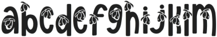 Fern Fronds Five otf (400) Font LOWERCASE