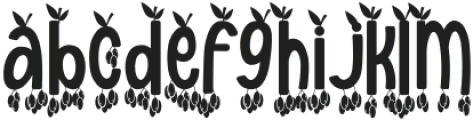 Fern Fronds Four otf (400) Font LOWERCASE