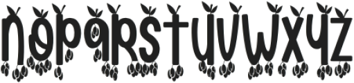 Fern Fronds Four otf (400) Font LOWERCASE