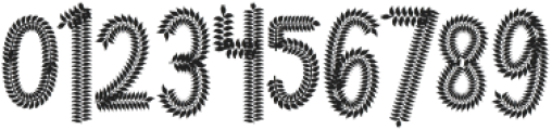 Fern Fronds Two otf (400) Font OTHER CHARS