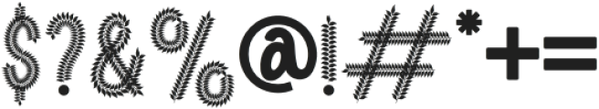 Fern Fronds Two otf (400) Font OTHER CHARS