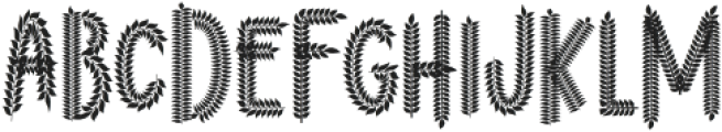 Fern Fronds Two otf (400) Font UPPERCASE