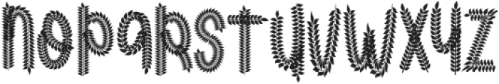 Fern Fronds Two otf (400) Font LOWERCASE