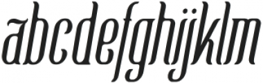 Fernolester-Italic otf (400) Font LOWERCASE