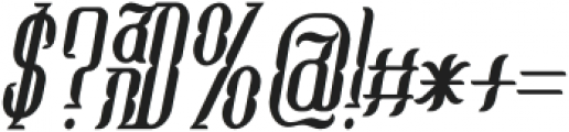 FernolesterInStyle-Italic otf (400) Font OTHER CHARS