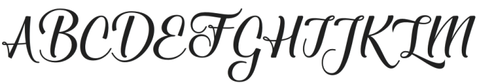 Feronica Regular otf (400) Font UPPERCASE