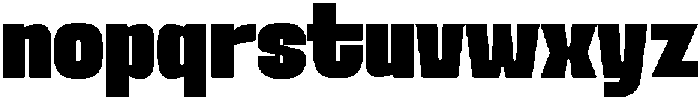 Ferron Expanded otf (400) Font LOWERCASE