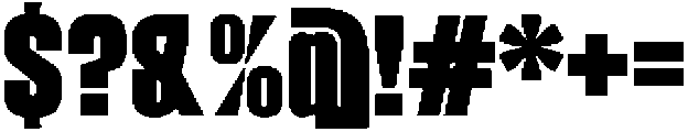 Ferron Regular otf (400) Font OTHER CHARS