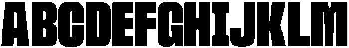 Ferron Regular otf (400) Font UPPERCASE