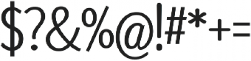Fervour Sans Bold ttf (700) Font OTHER CHARS