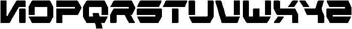 Fespot Stencil Regular otf (400) Font LOWERCASE