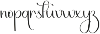Festifal Saturday Regular otf (400) Font LOWERCASE