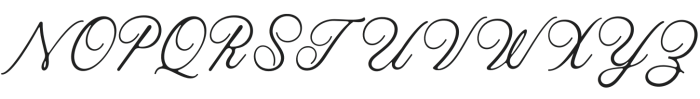 Festival Britony Script Regular otf (400) Font UPPERCASE