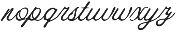 Festival Britony Script Regular otf (400) Font LOWERCASE