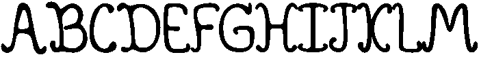 Festive Regular otf (400) Font UPPERCASE