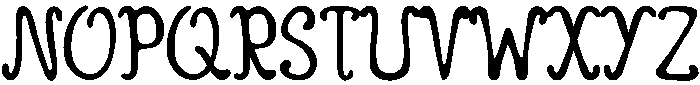 Festive Regular otf (400) Font UPPERCASE