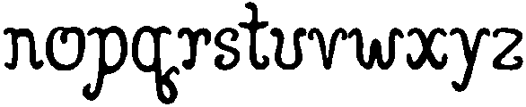 Festive Regular otf (400) Font LOWERCASE