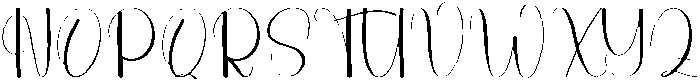 Festive Write Regular otf (400) Font UPPERCASE