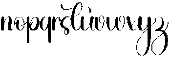Festive Write Regular otf (400) Font LOWERCASE