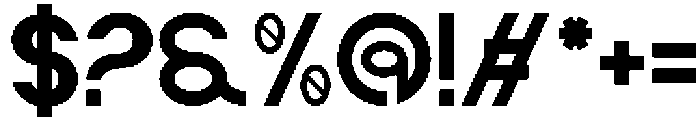 Fetgols Regular otf (400) Font OTHER CHARS