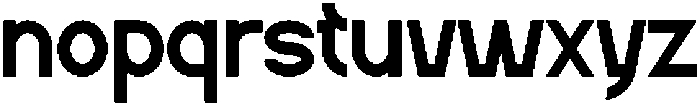 Fetgols Regular otf (400) Font LOWERCASE