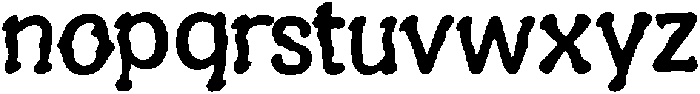 Fetu ttf (400) Font LOWERCASE