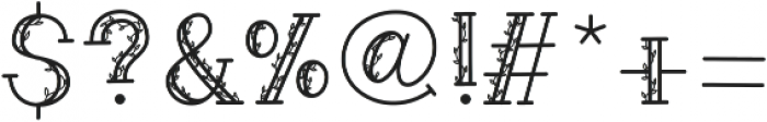 Feuillue ttf (400) Font OTHER CHARS