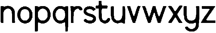 Fevepu ttf (400) Font LOWERCASE