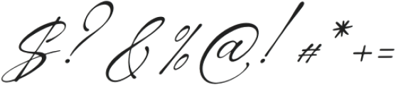 Feylany Suantika Italic otf (400) Font OTHER CHARS