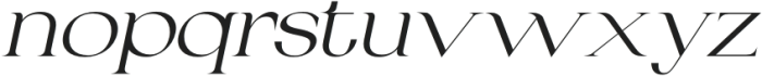 Fezeline Italic otf (400) Font LOWERCASE
