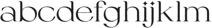 Fezeline Rough Regular otf (400) Font LOWERCASE