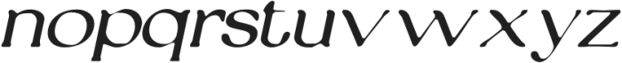 FezelineBlur-Italic otf (400) Font LOWERCASE