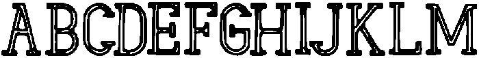 Fezogi ttf (400) Font UPPERCASE