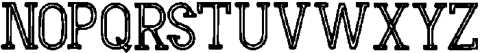 Fezogi ttf (400) Font UPPERCASE
