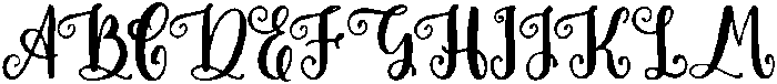 feather otf (400) Font UPPERCASE
