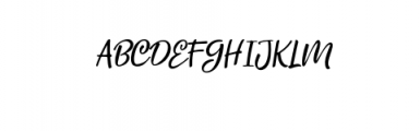 Febiolla Script.otf Font UPPERCASE