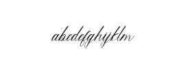 Feraldine Script.ttf Font LOWERCASE