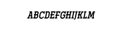 Ferguson Bold Italic.otf Font UPPERCASE