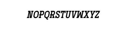 Ferguson Bold Italic.ttf Font UPPERCASE