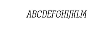 Ferguson Italic.ttf Font UPPERCASE