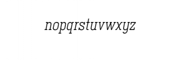 Ferguson Italic.ttf Font LOWERCASE