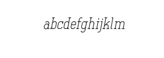 Ferguson Light Italic.ttf Font LOWERCASE