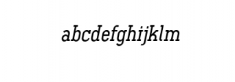 Ferguson Medium Italic.otf Font LOWERCASE
